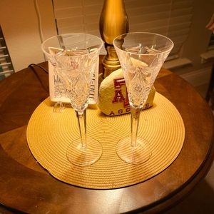 Waterford Crystal Champagne Flutes!
